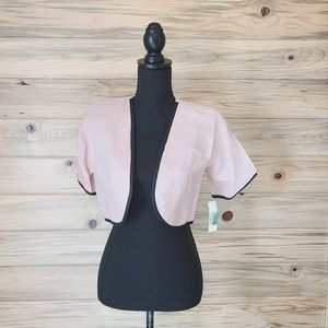 Gatsby Pink Linen Blazer. Small NWT